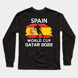 World Cup 2022 Spain Team Long Sleeve T-Shirt